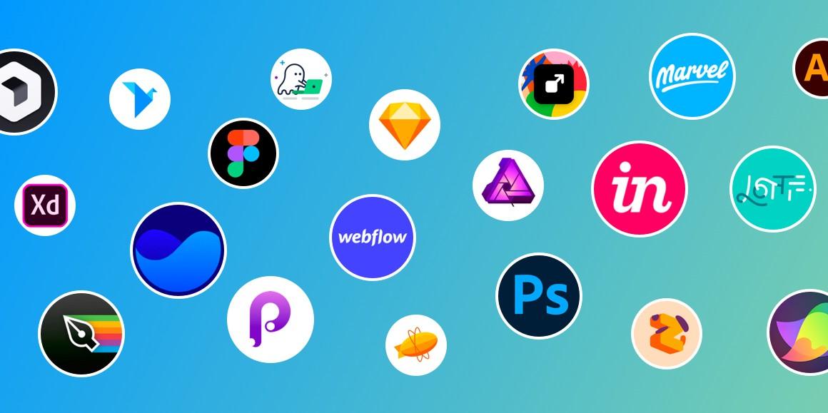 Iconos de herramientas de diseño